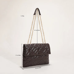 Women Shoulder Bags PU Leather Chain Crossbody Tote Female Diamond Lattice