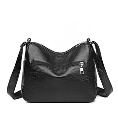 Women Shoulder Bags PU Leather Handbags Vintage Classic All Match Messenger Bags
