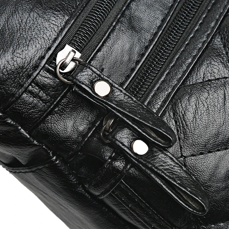 Women Shoulder Bags PU Leather Handbags Vintage Classic All Match Messenger Bags