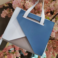 Women Shoulder Bags PU Leather Patchwork Stylish Big Capacity Flaps Handle