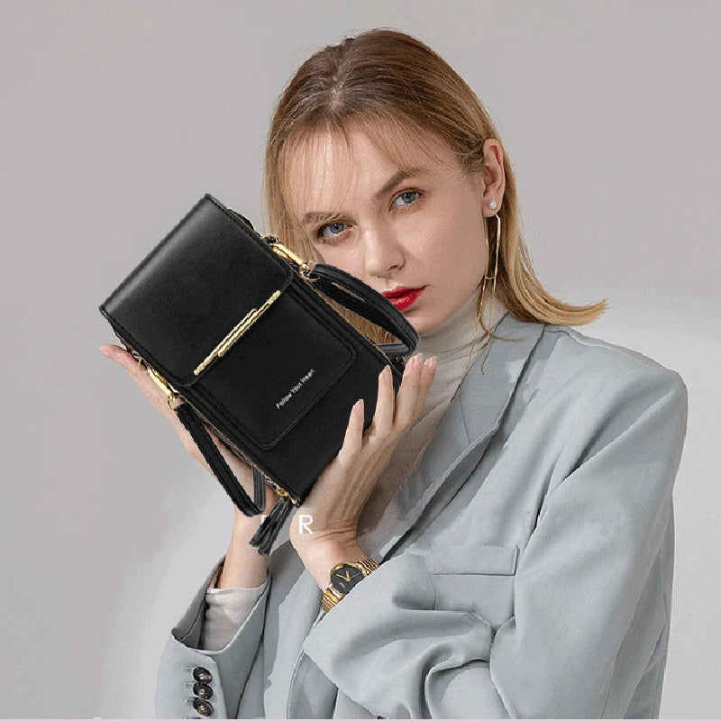 Women Shoulder Bags PU Leather Purses and Handbags Large Capacity