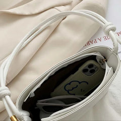 Vintage Diamond Lattice Shoulder Bag Women PU Zipper Handbag Cross-body Pouch