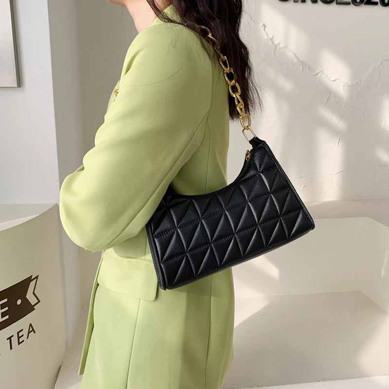 Retro Chain Handbag Women Shoulder Bags Ladies Totes Underarm Bag