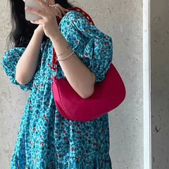 Women Shoulder Bags Rhodo Solid PopularTwo Straps Female Handbags