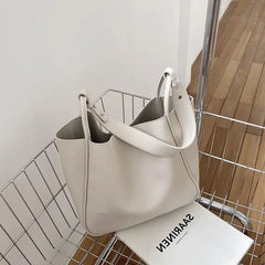 Vintage Ladies Underarm Tote Bag PU Leather Handbags
