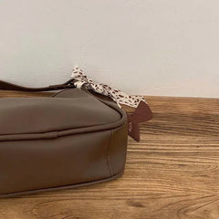Vintage Ladies Underarm Tote Bag PU Leather Handbags