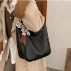 Vintage Ladies Underarm Tote Bag PU Leather Handbags