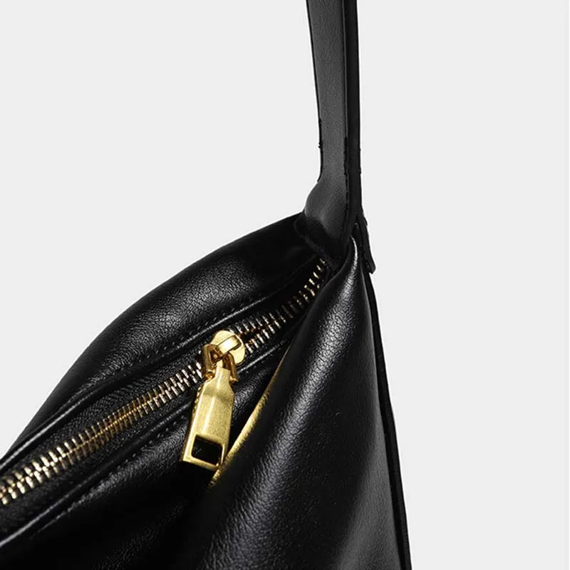 Stylish Women Shoulder Bag Soft PU Zipper Cross-body Totes Bag