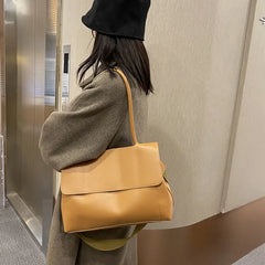 Women Shoulder Bags Large Capacity PU Leather All-match Tote