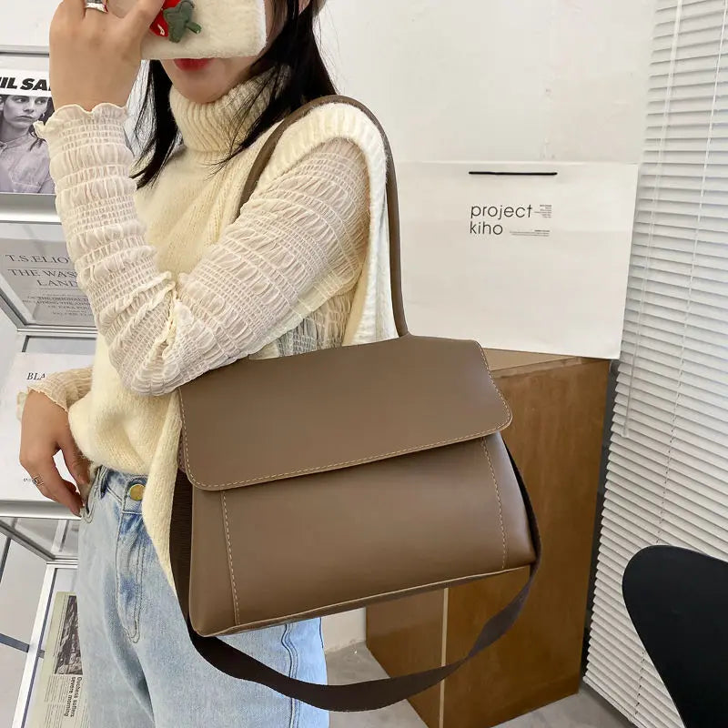 Women Shoulder Bags Large Capacity PU Leather All-match Tote