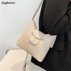 Women Shoulder Bags PU Leather Large Capacity All-match Handbags
