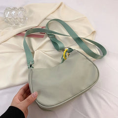 Women Shoulder Bags Solid Harajuku Large Capacity Cross-body Bag
