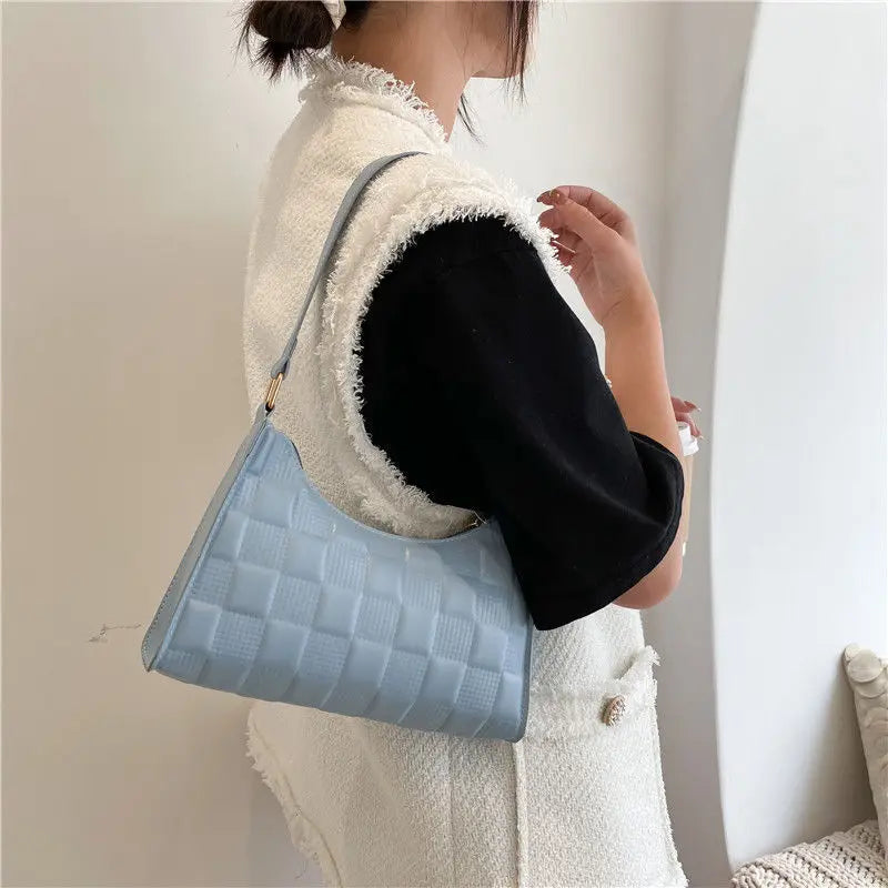 Women Shoulder Bags Solid Underarm PopularHandbags Female All-match