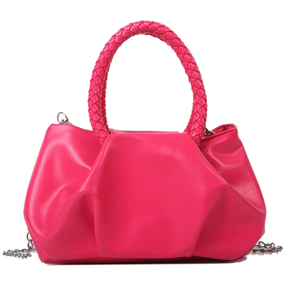 Texture Handbags Cloud Bag Female Evening Bag Diagonal Bag C