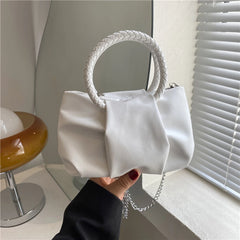 Texture Handbags Cloud Bag Female Evening Bag Diagonal Bag C