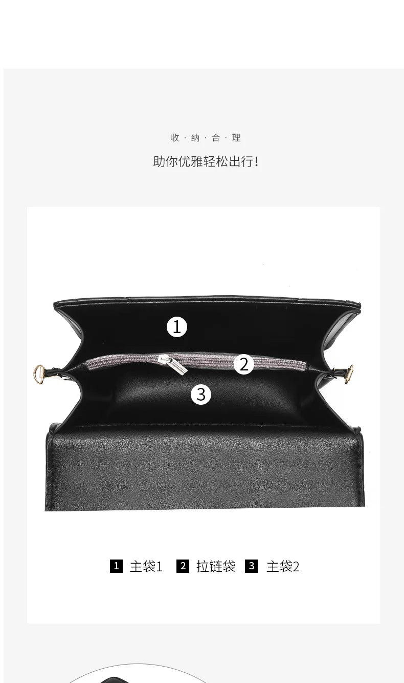 Women Shoulder Bags Messenger PU Small Bag Handbags Purses