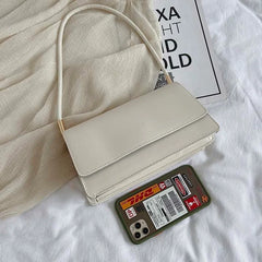 Women Shoulder Bag PU Leather Flap Office Lady Handbags
