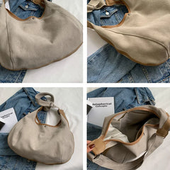 Women Shoulder Bags Vintage Canvas Cross-body Totes Handbags Large Capacity