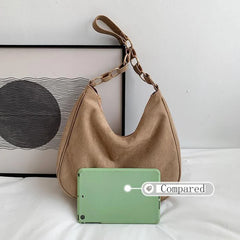 Vintage Women Shoulder Bag Matte PU Leather Handbag Big Capacity