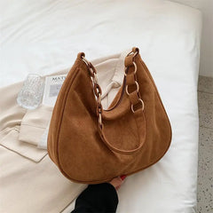 Vintage Women Shoulder Bag Matte PU Leather Handbag Big Capacity