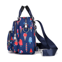 Waterproof Nylon Shoulder Bag Crossbody Tote Handbag for Women