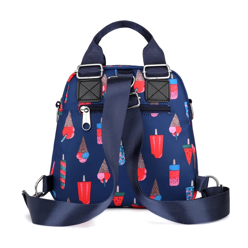 Waterproof Nylon Shoulder Bag Crossbody Tote Handbag for Women
