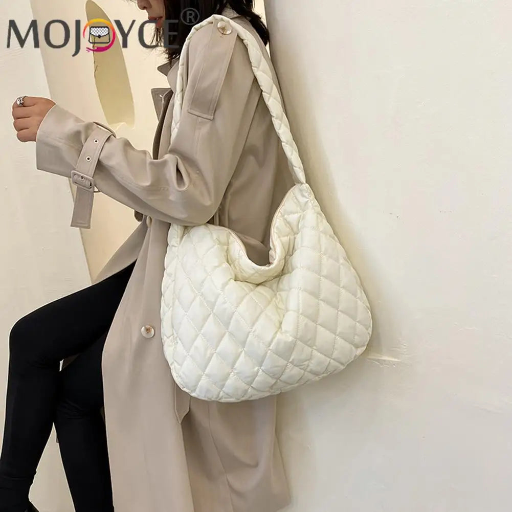 Winter Space Down Cloud Shoulder Bag Female Quilted