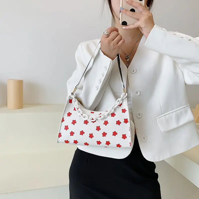 Sweet Printed Shoulder Bag Women Handbag Summer Style Purse