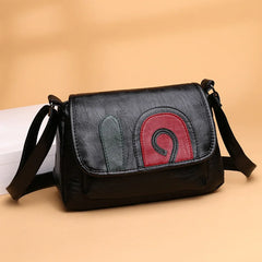 Soft Leather Shoulder Bag for Women Small Crossbody Handbag