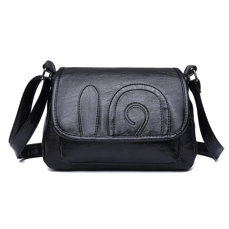 Soft Leather Shoulder Bag for Women Small Crossbody Handbag