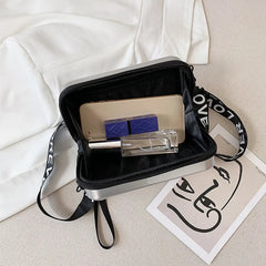 Women Shoulder Box Bags Personality Uneven Surface Handbag Female Makeup Storage