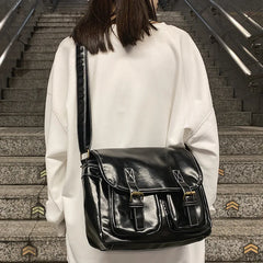 Japanese PU Leather Crossbody Bag for Women