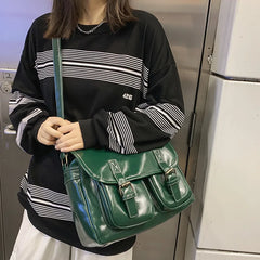 Japanese PU Leather Crossbody Bag for Women