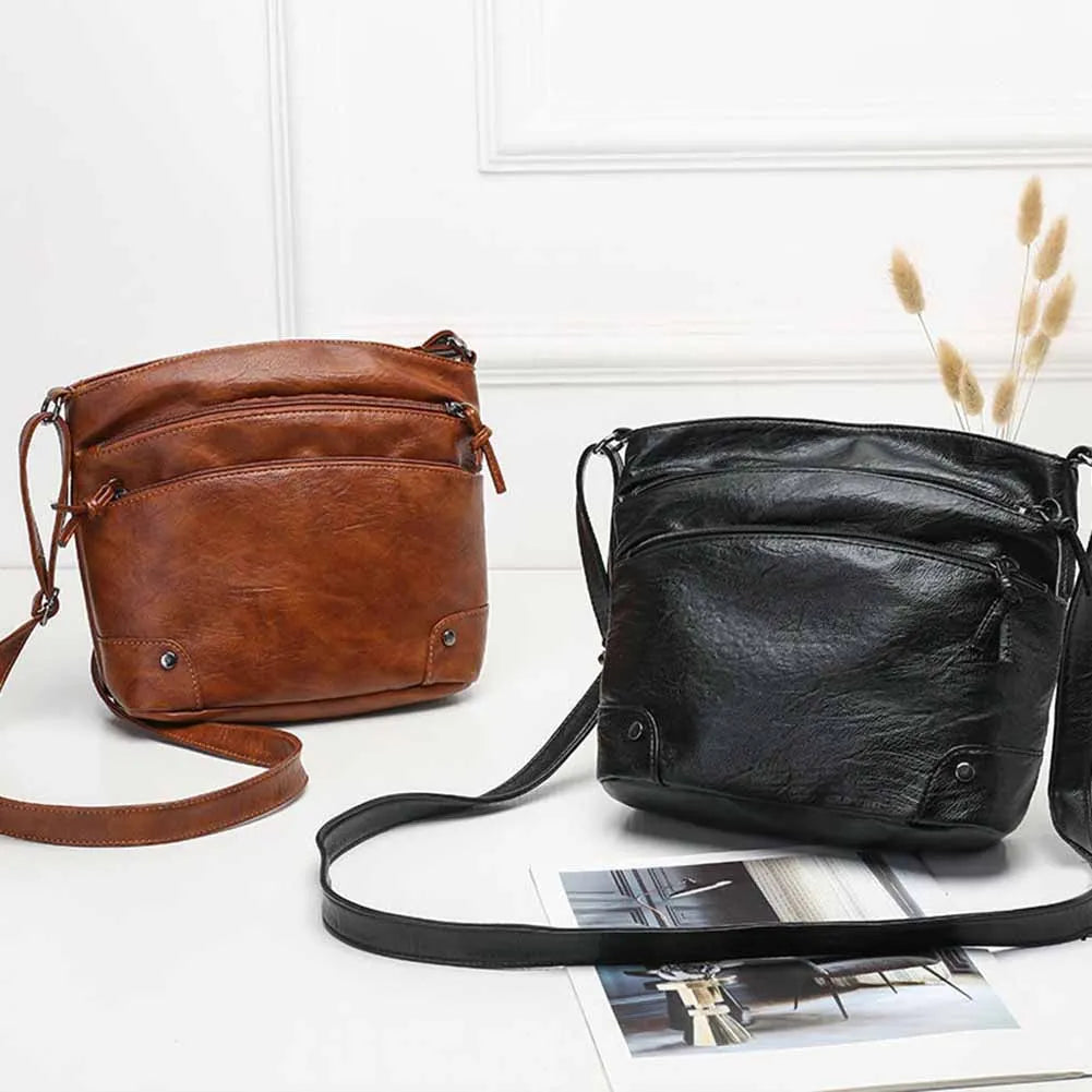 High PU Leather Women Shoulder Crossbody Bag Casual Ladies Shopper Bag