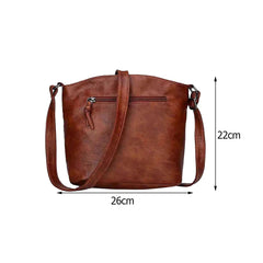 High PU Leather Women Shoulder Crossbody Bag Casual Ladies Shopper Bag