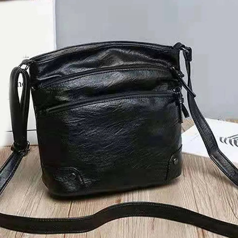High PU Leather Women Shoulder Crossbody Bag Casual Ladies Shopper Bag