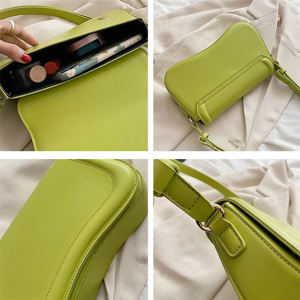 Shoulder Crossbody Bags for Women Flap Handbag Underarm Purse