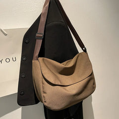 Women Shoulder Crossbody Book Bag Big Nylon Students Messenger Bags