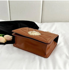 Women Small Square Bag Lady Crossbody Purse Clutch