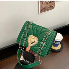 Women Small Square Bag Lady Crossbody Purse Clutch