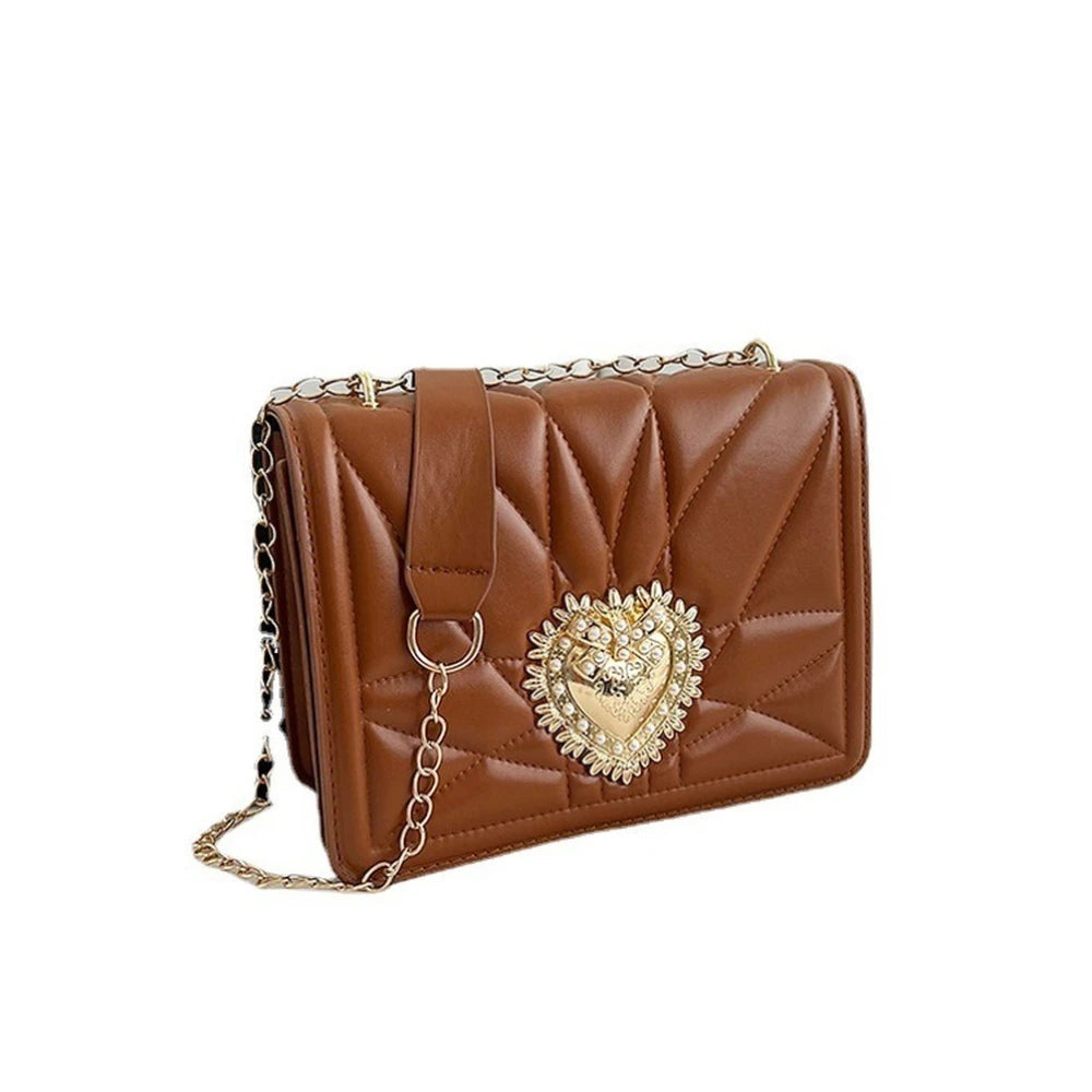 Women Small Square Bag Lady Crossbody Purse Clutch
