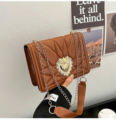 Women Small Square Bag Lady Crossbody Purse Clutch