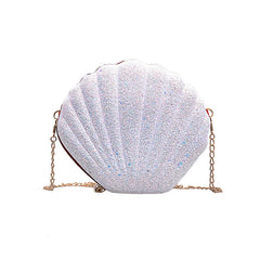 Sequins Shell Bag Chain Crossbody for Women