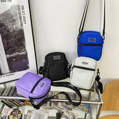 Nylon Mini Shoulder Messenger Bag for Men and Women