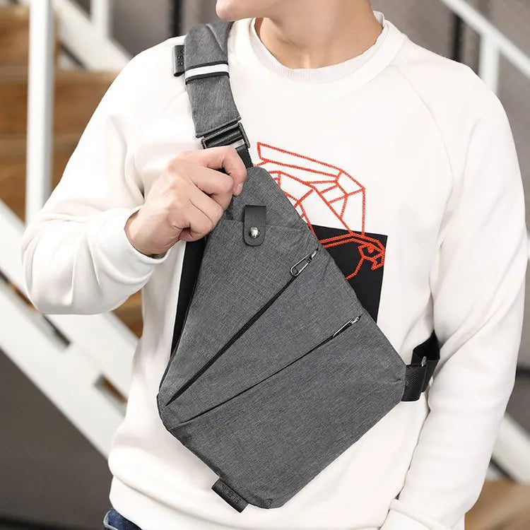 Waterproof Shoulder Sling Bag Men Women Chest Anti-Theft Waistbag