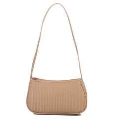 PU Leather Shoulder Underarm Bag Solid Female Subaxillary Bag