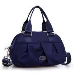 Women Shoulder bag Female Pleated Crossbody Bag Tote High Retro Handbag Nylon