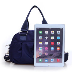 Women Shoulder bag Female Pleated Crossbody Bag Tote High Retro Handbag Nylon