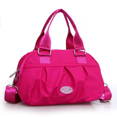 Women Shoulder bag Female Pleated Crossbody Bag Tote High Retro Handbag Nylon