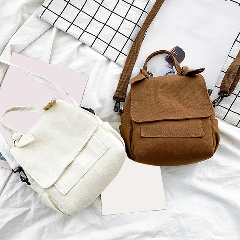 Small Crossbody Bag for Women, Canvas Shoulder Bag